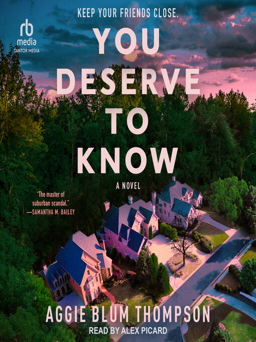 Title details for You Deserve to Know by Aggie Blum Thompson - Available